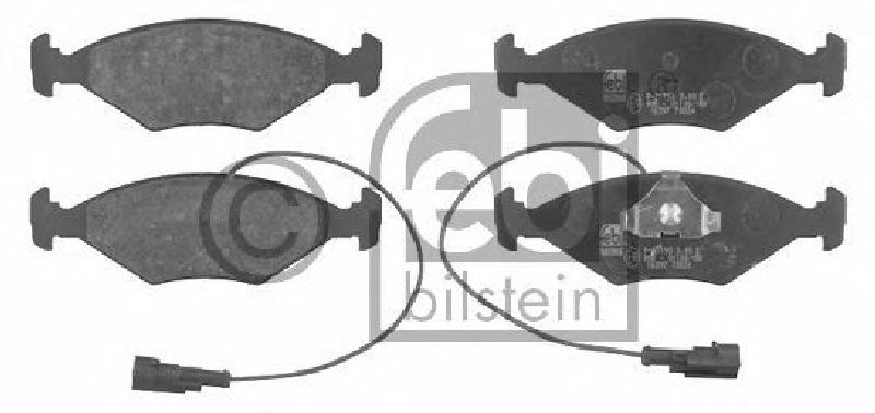 FEBI BILSTEIN 21963 - Brake Pad Set, disc brake Front Axle FIAT