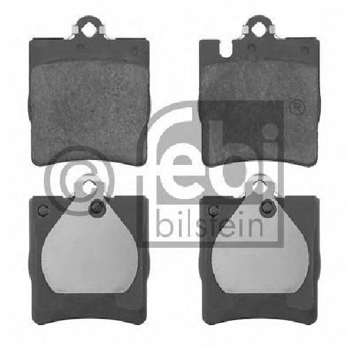 FEBI BILSTEIN 21898 - Brake Pad Set, disc brake Rear Axle MERCEDES-BENZ