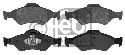 FEBI BILSTEIN 23201 - Brake Pad Set, disc brake Front Axle FORD