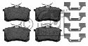 FEBI BILSTEIN 20168 - Brake Pad Set, disc brake Rear Axle CITROËN, LANCIA, VW, FIAT, SKODA, PEUGEOT