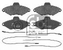 FEBI BILSTEIN 21631 - Brake Pad Set, disc brake Front Axle
