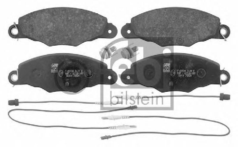 FEBI BILSTEIN 23135 - Brake Pad Set, disc brake Front Axle