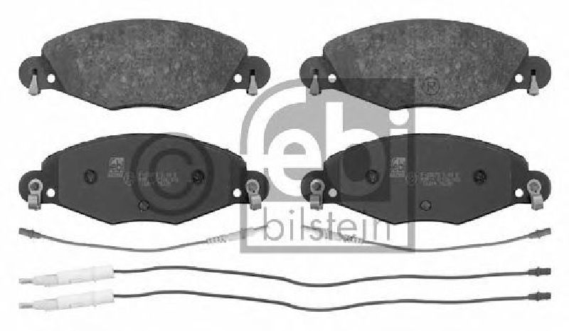 FEBI BILSTEIN 23273 - Brake Pad Set, disc brake Front Axle