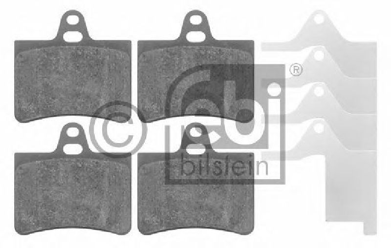FEBI BILSTEIN 23305 - Brake Pad Set, disc brake Rear Axle
