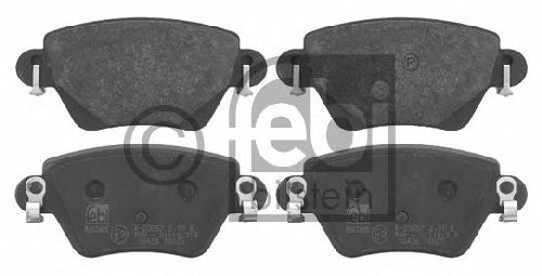 FEBI BILSTEIN 23557 - Brake Pad Set, disc brake Rear Axle