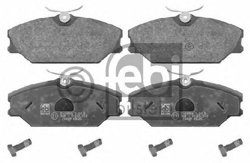 FEBI BILSTEIN 23172 - Brake Pad Set, disc brake Front Axle