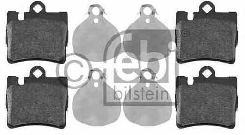 FEBI BILSTEIN 23078 - Brake Pad Set, disc brake Rear Axle