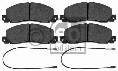 FEBI BILSTEIN 20927 - Brake Pad Set, disc brake Front Axle