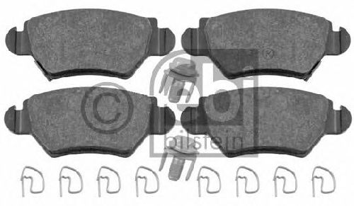 FEBI BILSTEIN 23053 - Brake Pad Set, disc brake Rear Axle OPEL, VAUXHALL