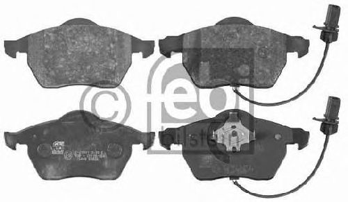 FEBI BILSTEIN 21849 - Brake Pad Set, disc brake Front Axle