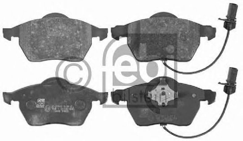 FEBI BILSTEIN 21849 - Brake Pad Set, disc brake Front Axle