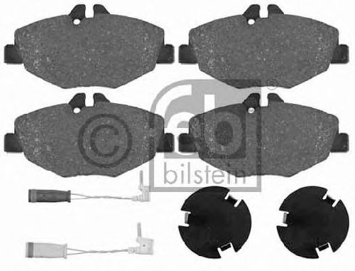 FEBI BILSTEIN 23743 - Brake Pad Set, disc brake Front Axle