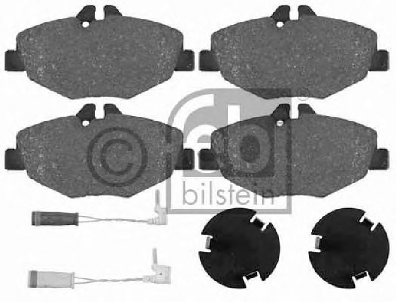 FEBI BILSTEIN 23743 - Brake Pad Set, disc brake Front Axle