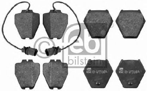 FEBI BILSTEIN 23280 - Brake Pad Set, disc brake Front Axle AUDI