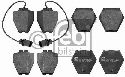 FEBI BILSTEIN 23280 - Brake Pad Set, disc brake Front Axle AUDI