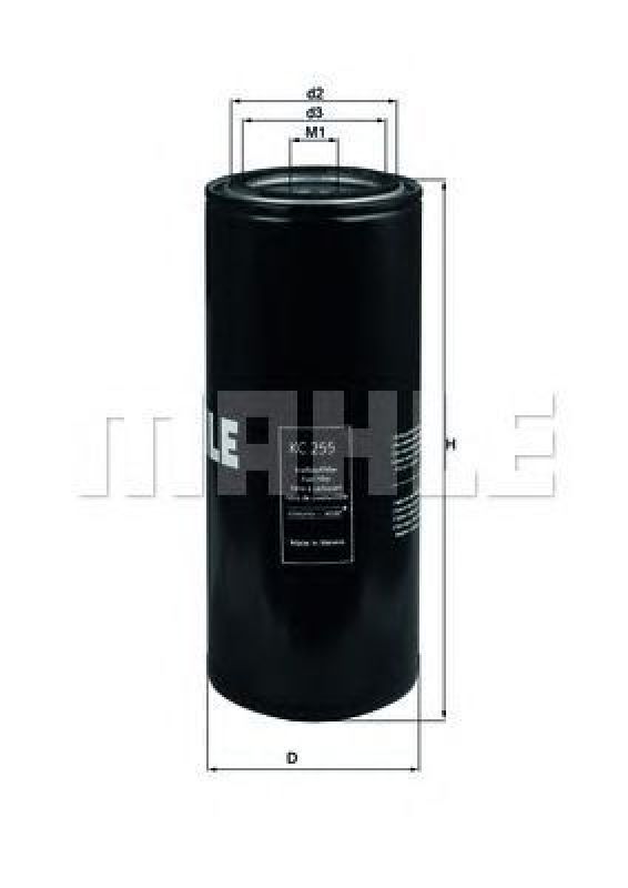 KC 255 KNECHT 70384016 - Fuel filter