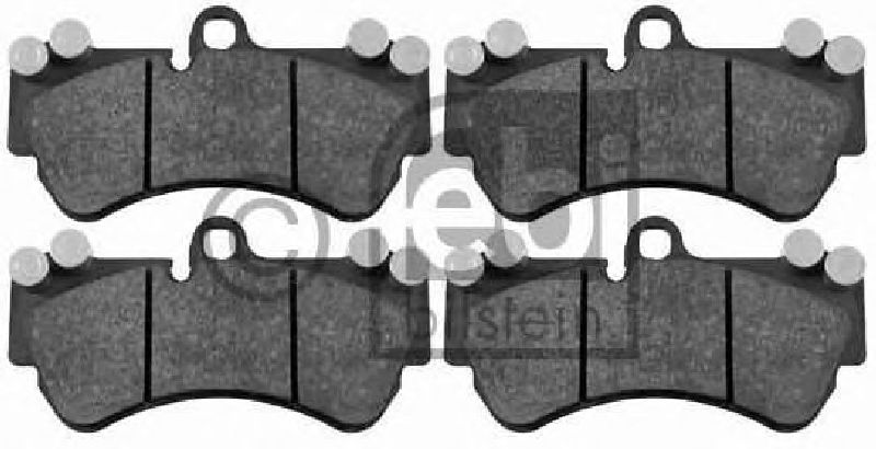 FEBI BILSTEIN 23962 - Brake Pad Set, disc brake Front Axle PORSCHE, VW
