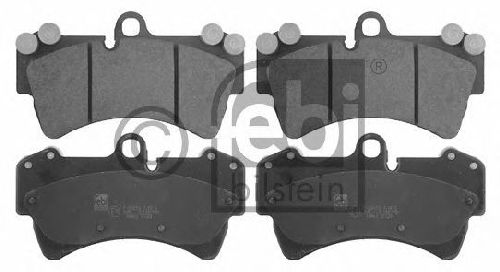 FEBI BILSTEIN 23693 - Brake Pad Set, disc brake Front Axle AUDI, PORSCHE, VW