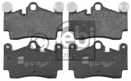 FEBI BILSTEIN 23694 - Brake Pad Set, disc brake Rear Axle