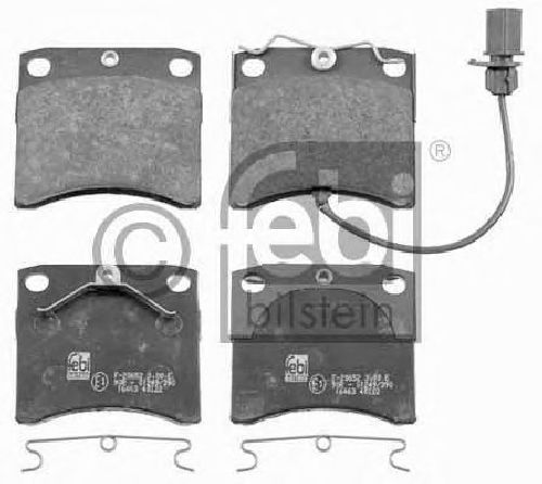 FEBI BILSTEIN 20651 - Brake Pad Set, disc brake Front Axle