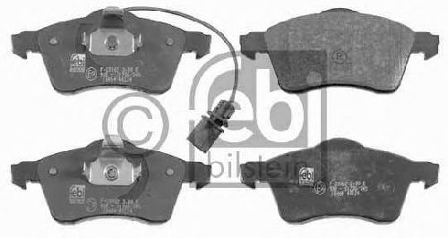 FEBI BILSTEIN 21885 - Brake Pad Set, disc brake Front Axle