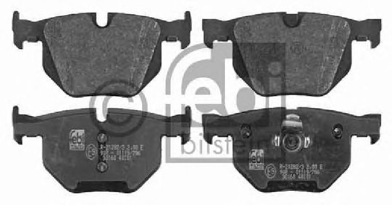 FEBI BILSTEIN 21282 - Brake Pad Set, disc brake Rear Axle BMW