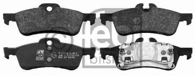 FEBI BILSTEIN 23716 - Brake Pad Set, disc brake Rear Axle