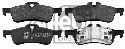 FEBI BILSTEIN 23716 - Brake Pad Set, disc brake Rear Axle