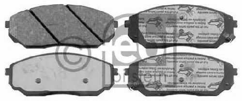 FEBI BILSTEIN 24069 - Brake Pad Set, disc brake Front Axle KIA