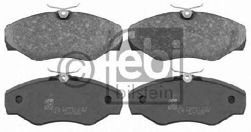 FEBI BILSTEIN 23099 - Brake Pad Set, disc brake Front Axle OPEL, VAUXHALL, RENAULT, NISSAN