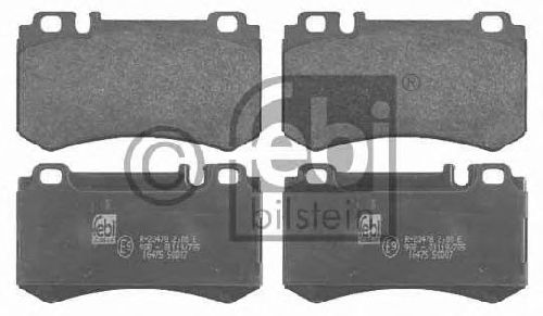 FEBI BILSTEIN 23478 - Brake Pad Set, disc brake Rear Axle MERCEDES-BENZ