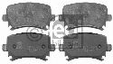 FEBI BILSTEIN 23914 - Brake Pad Set, disc brake Rear Axle SEAT, VW, SKODA, AUDI