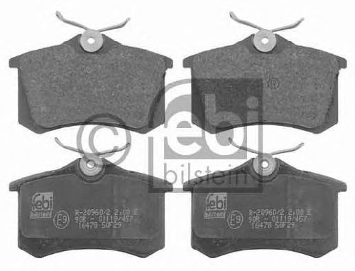 FEBI BILSTEIN 20960 - Brake Pad Set, disc brake Rear Axle
