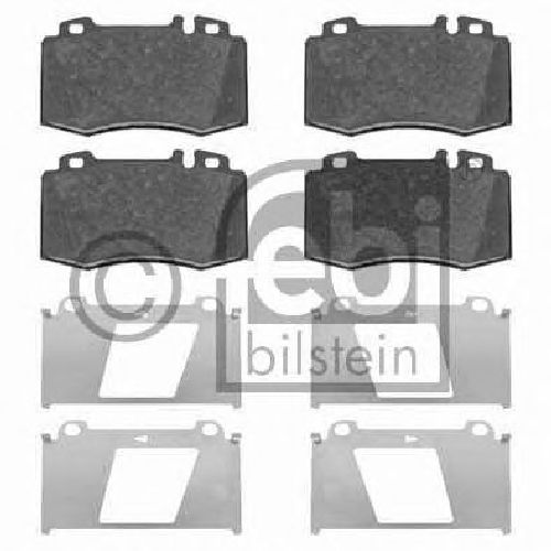 FEBI BILSTEIN 23271 - Brake Pad Set, disc brake Front Axle