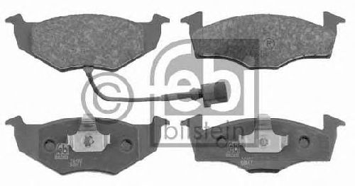 FEBI BILSTEIN 21868 - Brake Pad Set, disc brake Front Axle VW, SKODA