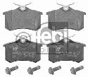 FEBI BILSTEIN 20961 - Brake Pad Set, disc brake Rear Axle SEAT, VW, SKODA, AUDI
