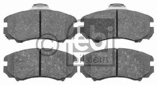 FEBI BILSTEIN 23891 - Brake Pad Set, disc brake Front Axle KIA, HYUNDAI