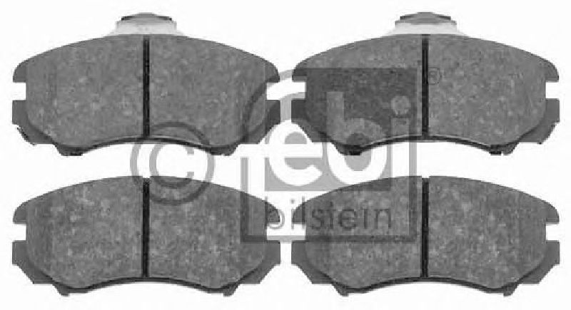 FEBI BILSTEIN 23891 - Brake Pad Set, disc brake Front Axle KIA, HYUNDAI