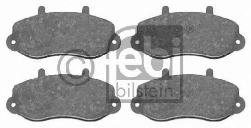 FEBI BILSTEIN 23302 - Brake Pad Set, disc brake Front Axle RENAULT, OPEL, VAUXHALL