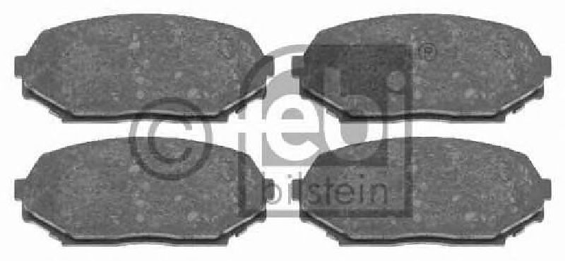 FEBI BILSTEIN 21552 - Brake Pad Set, disc brake Front Axle