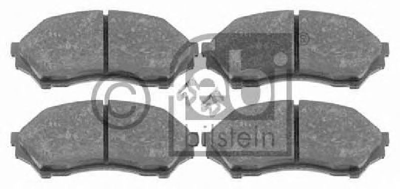FEBI BILSTEIN 23490 - Brake Pad Set, disc brake Front Axle