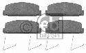 FEBI BILSTEIN 20645 - Brake Pad Set, disc brake Rear Axle MAZDA