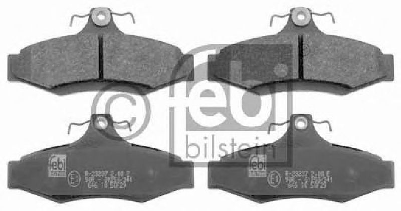 FEBI BILSTEIN 23237 - Brake Pad Set, disc brake Rear Axle DAEWOO