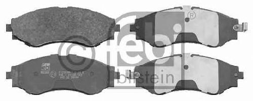FEBI BILSTEIN 23235 - Brake Pad Set, disc brake Front Axle DAEWOO, CHEVROLET