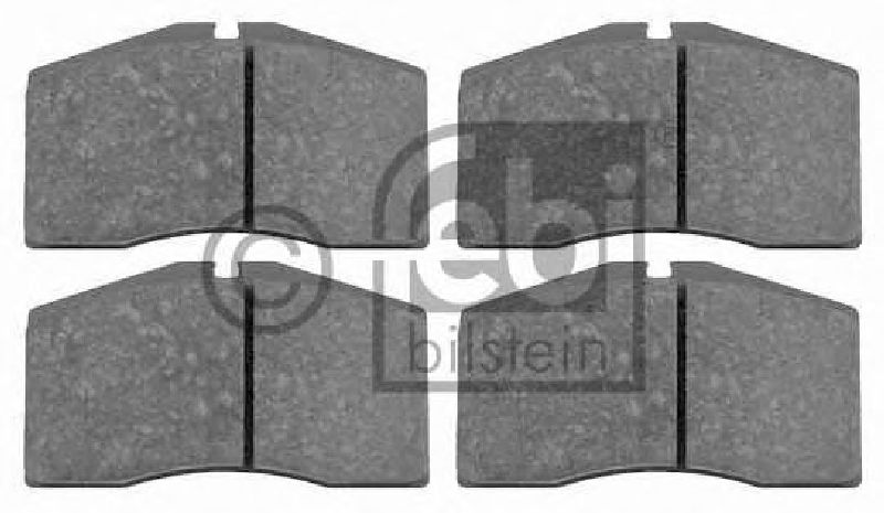 FEBI BILSTEIN 21402 - Brake Pad Set, disc brake Front Axle