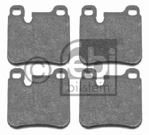 FEBI BILSTEIN 21163 - Brake Pad Set, disc brake Rear Axle