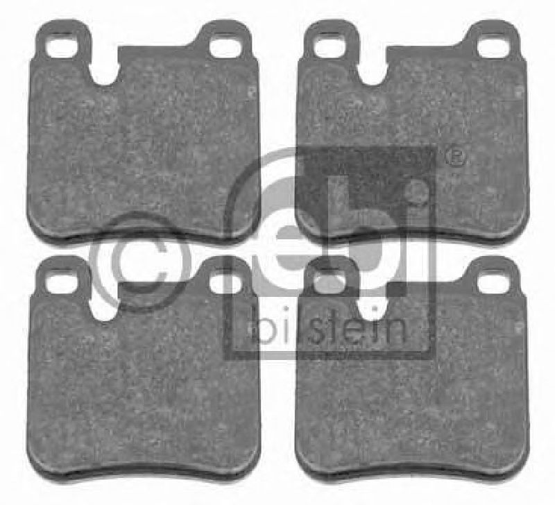 FEBI BILSTEIN 21163 - Brake Pad Set, disc brake Rear Axle