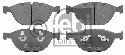 FEBI BILSTEIN 23894 - Brake Pad Set, disc brake Front Axle BMW