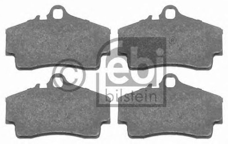 FEBI BILSTEIN 21792 - Brake Pad Set, disc brake Rear Axle PORSCHE