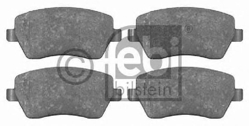 FEBI BILSTEIN 23973 - Brake Pad Set, disc brake Front Axle DACIA, RENAULT, NISSAN, MERCEDES-BENZ